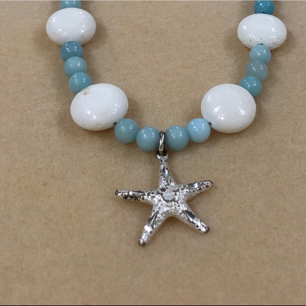 3/$15 Handmade (By Me) Starfish Necklace